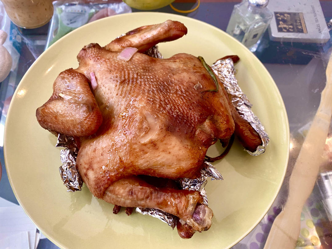 烤鸡「空气炸锅」