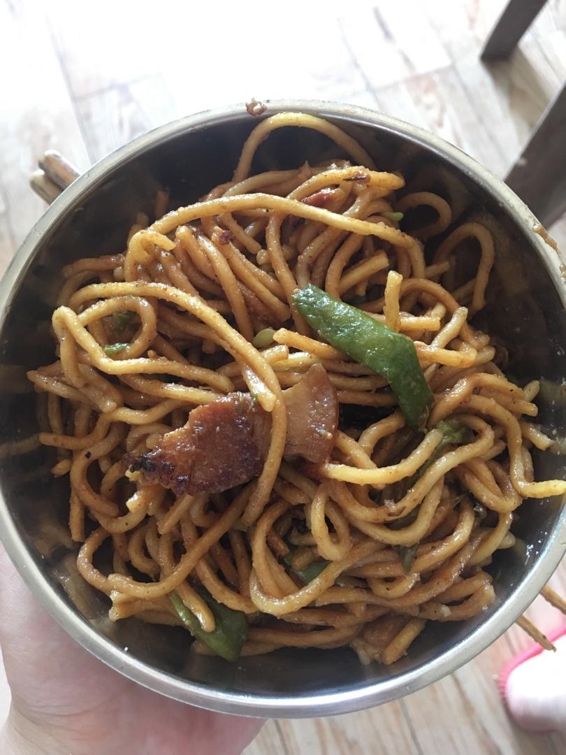 芸豆焖面（附万能的腌肉不老的办法）
