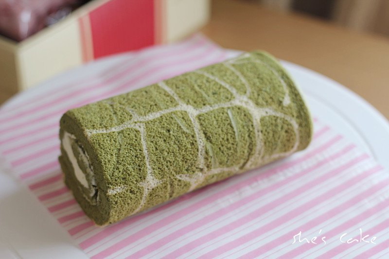抹茶红豆蛋糕卷（福田淳子版）