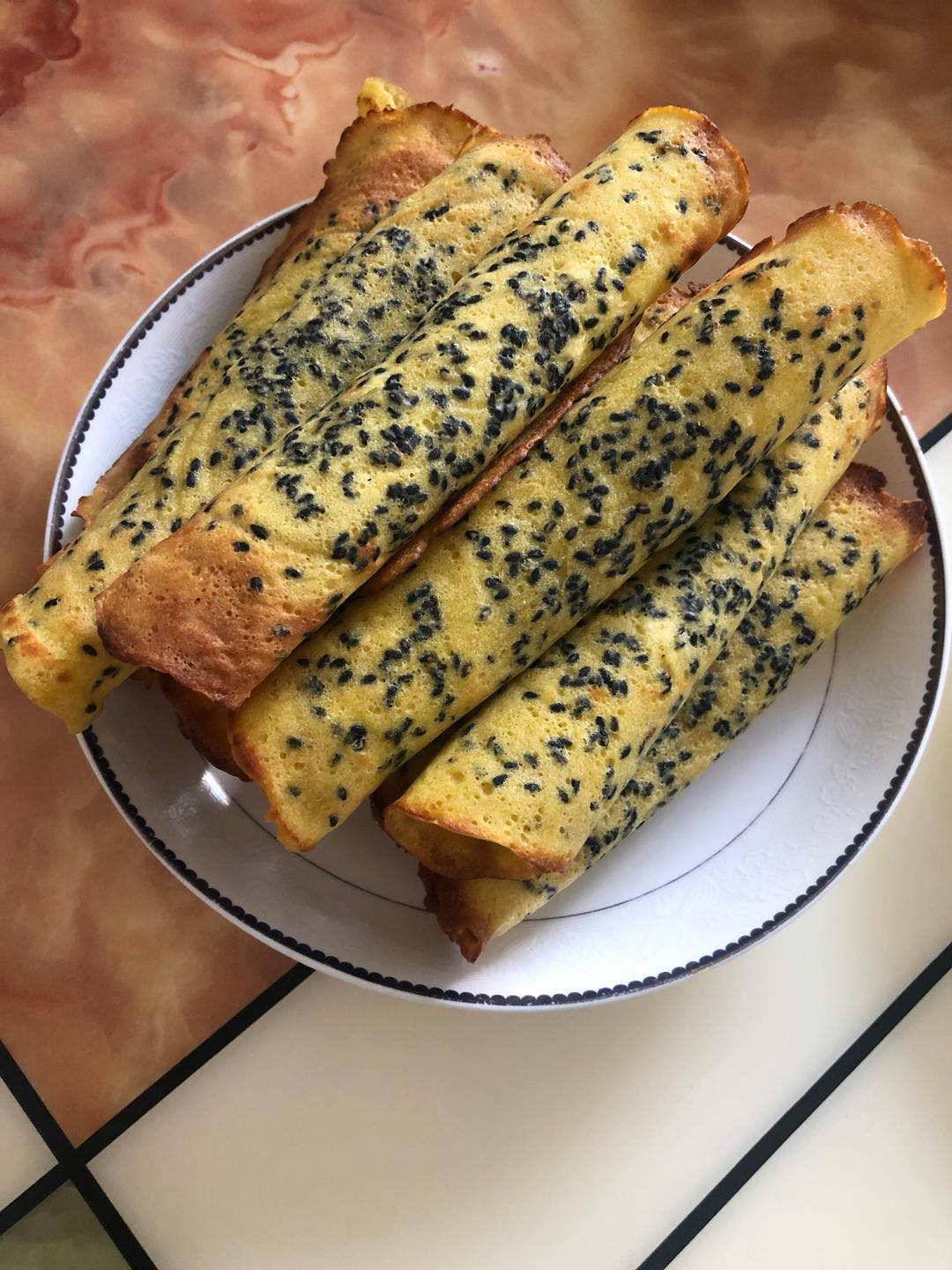 电饼铛做酥脆蛋卷傻瓜式操作超美味！！（详细讲解附自制超实用工具）