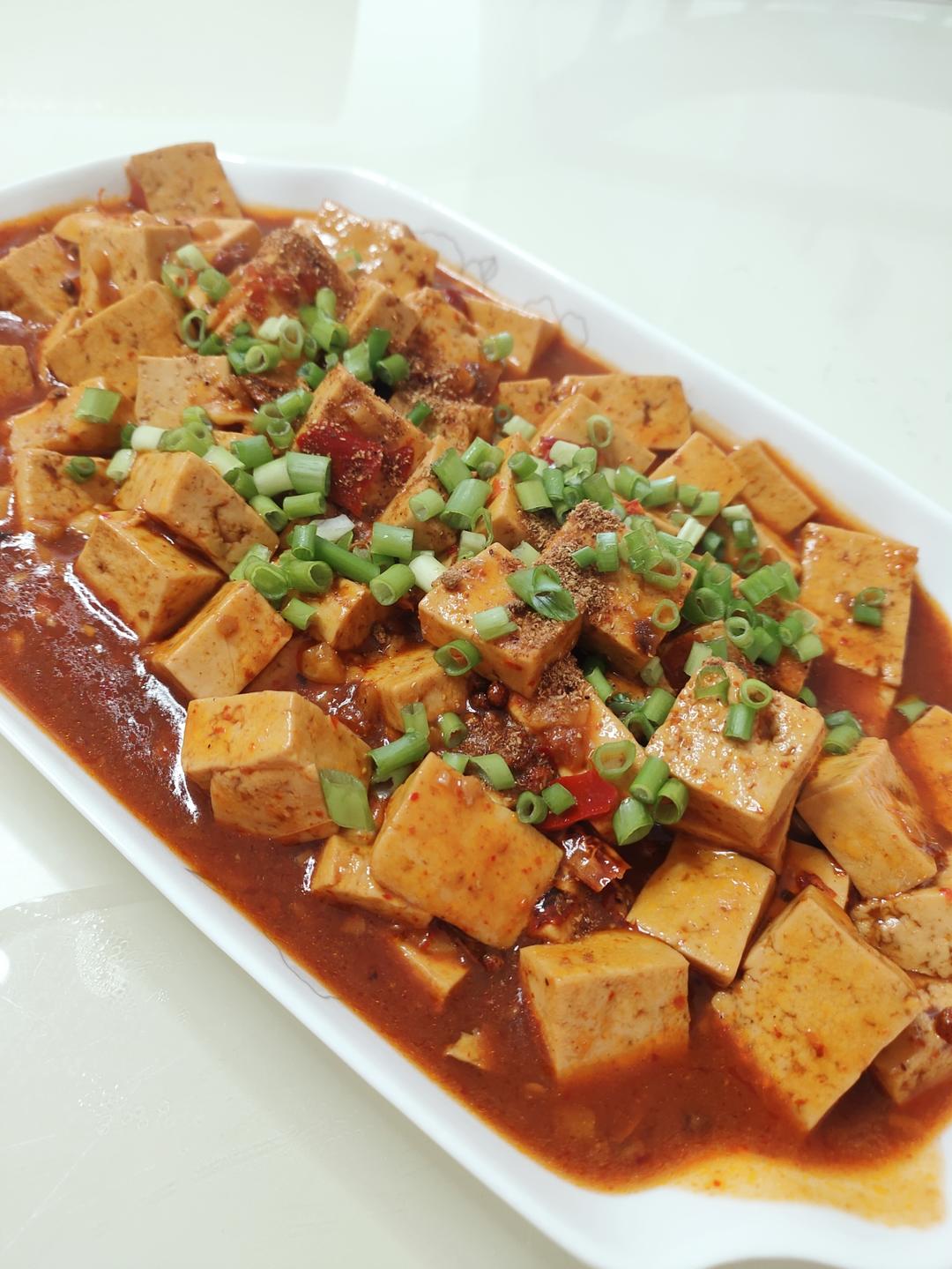 简单易学的下饭菜麻婆豆腐（素版）