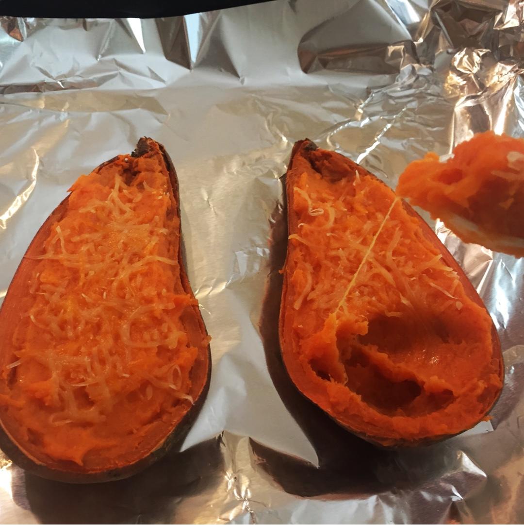 芝士奶油焗红薯