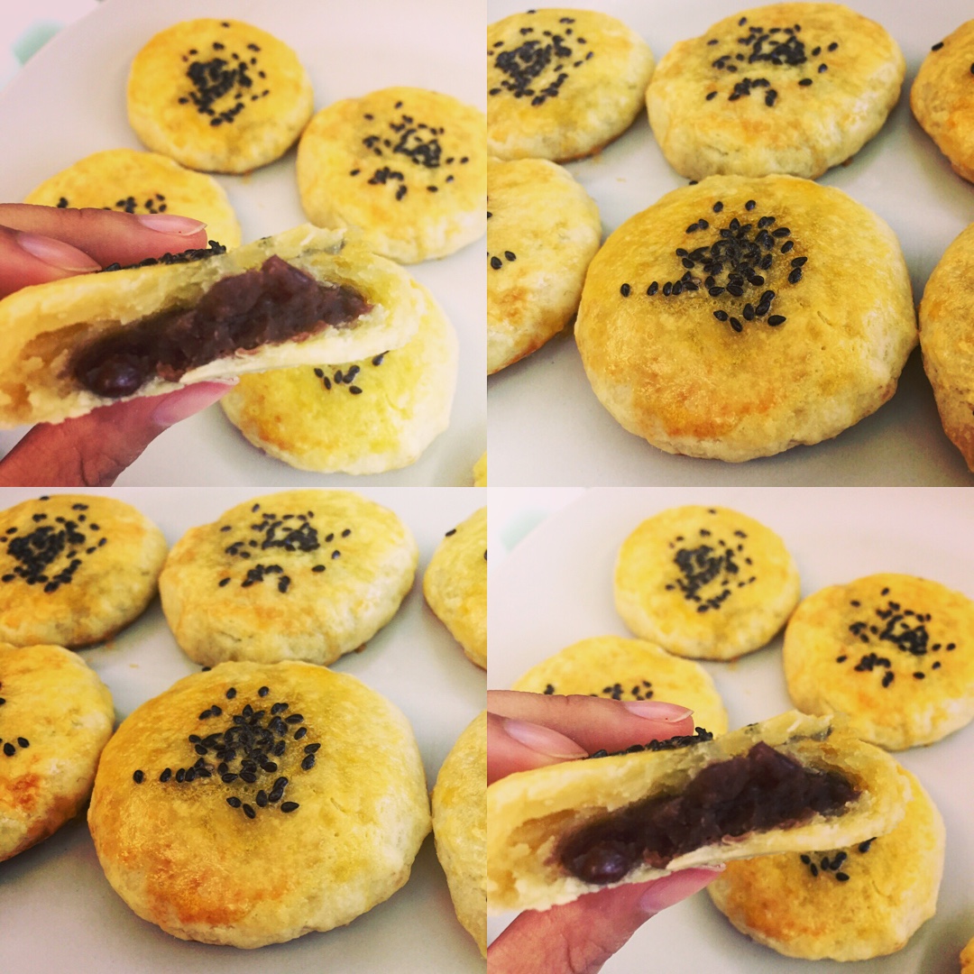 老婆饼之豆沙馅
