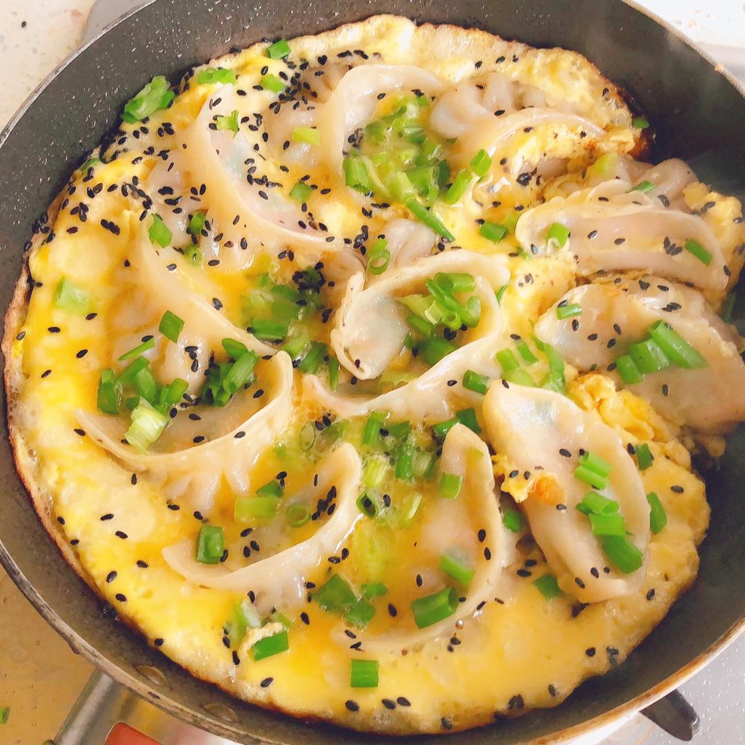 懒人快手抱蛋煎饺