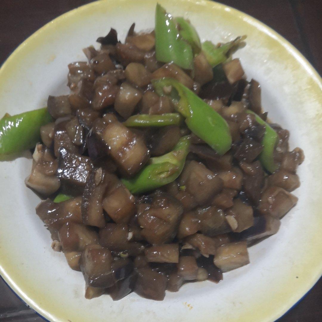 烧茄丁（不过油、💯好吃）