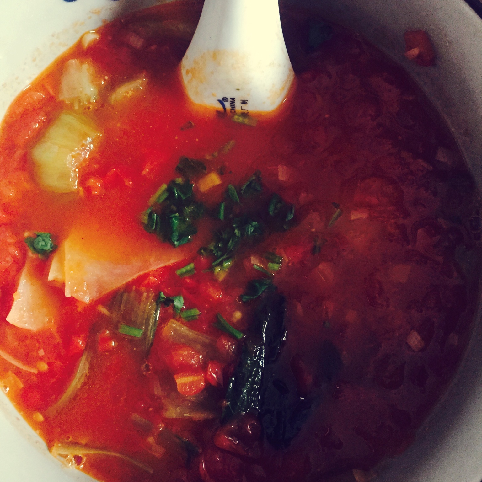 蕃茄蔬菜暖身汤