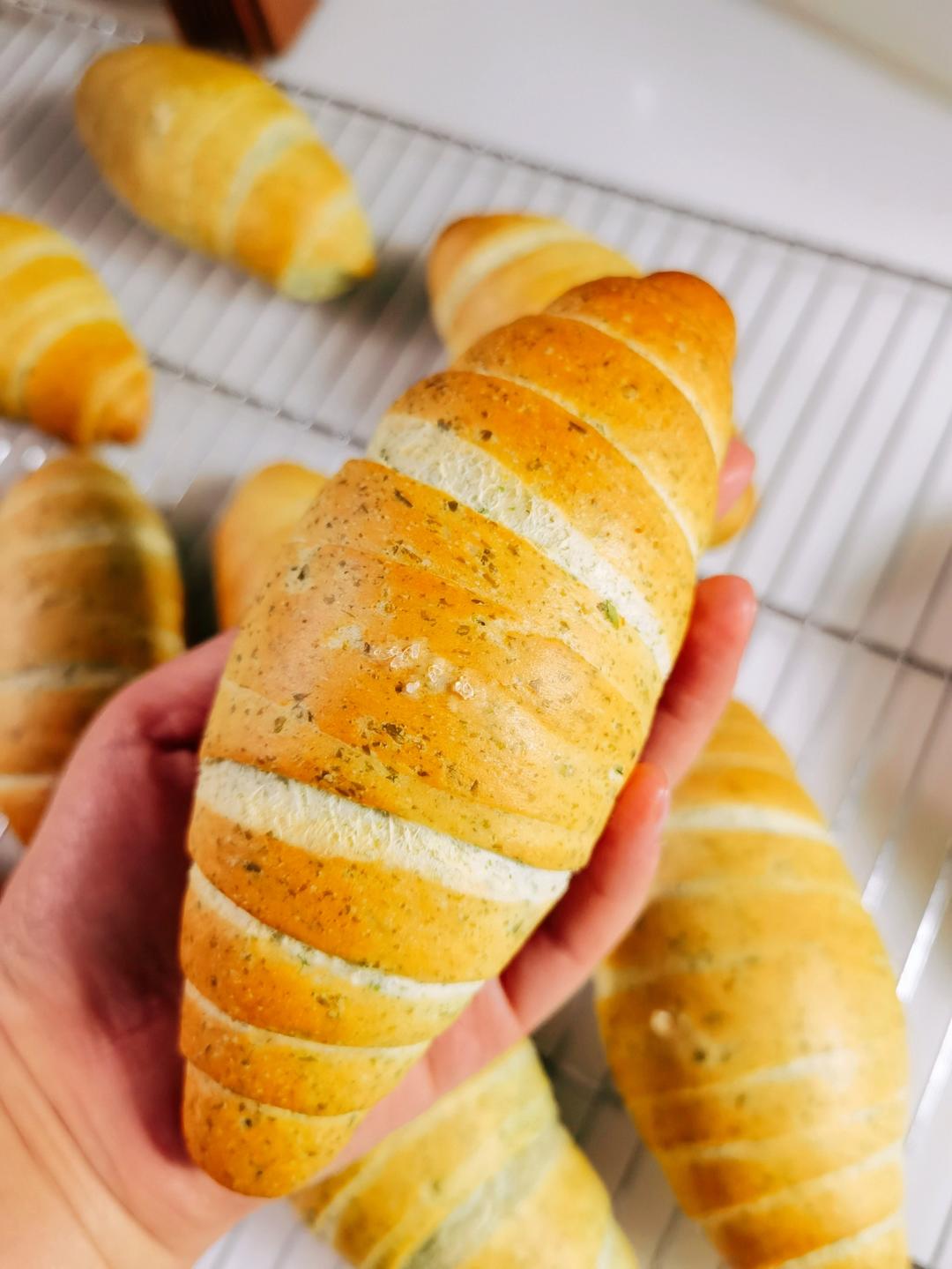 海苔盐面包-博世烤箱