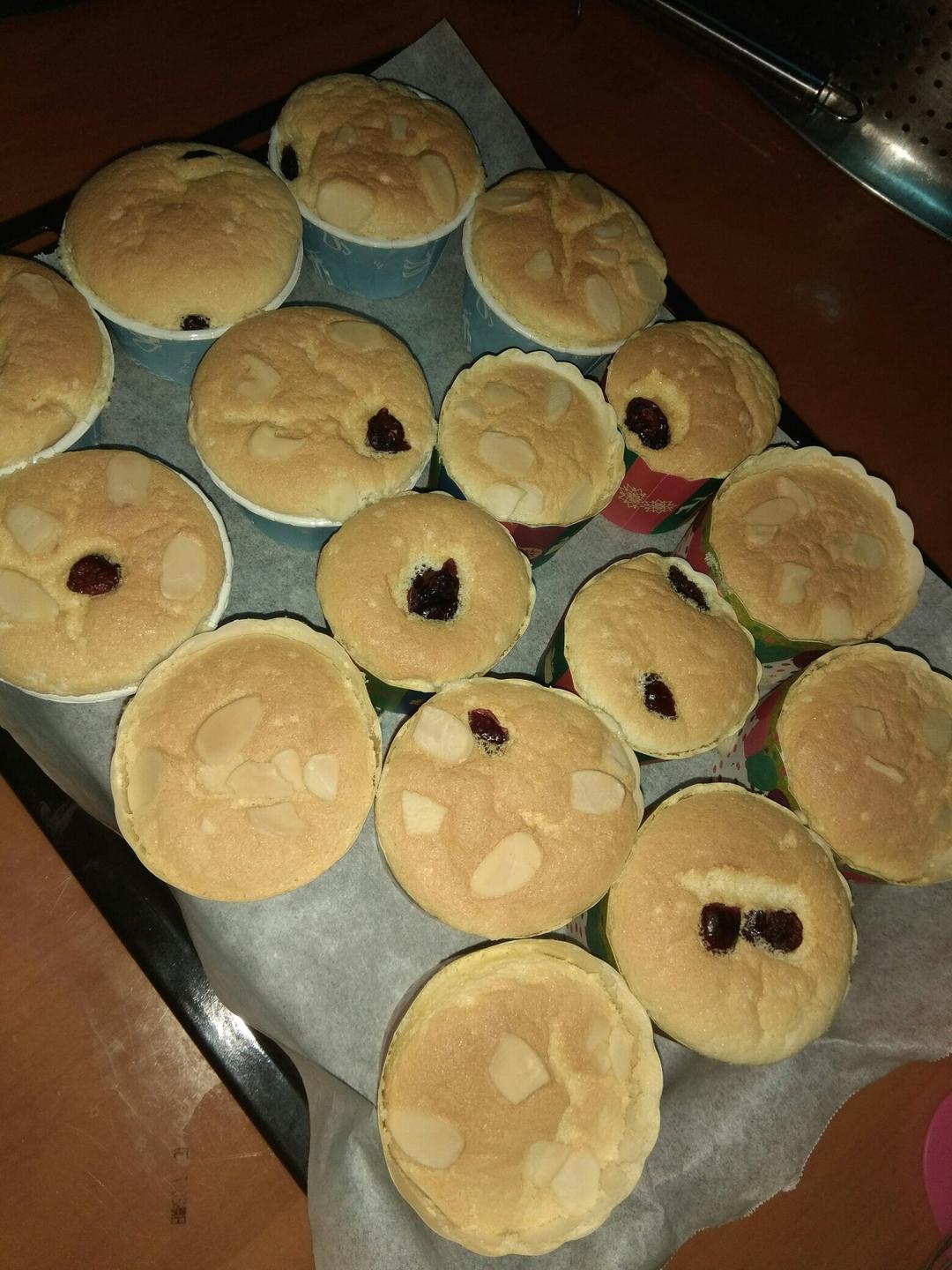 软绵绵戚风纸杯蛋糕