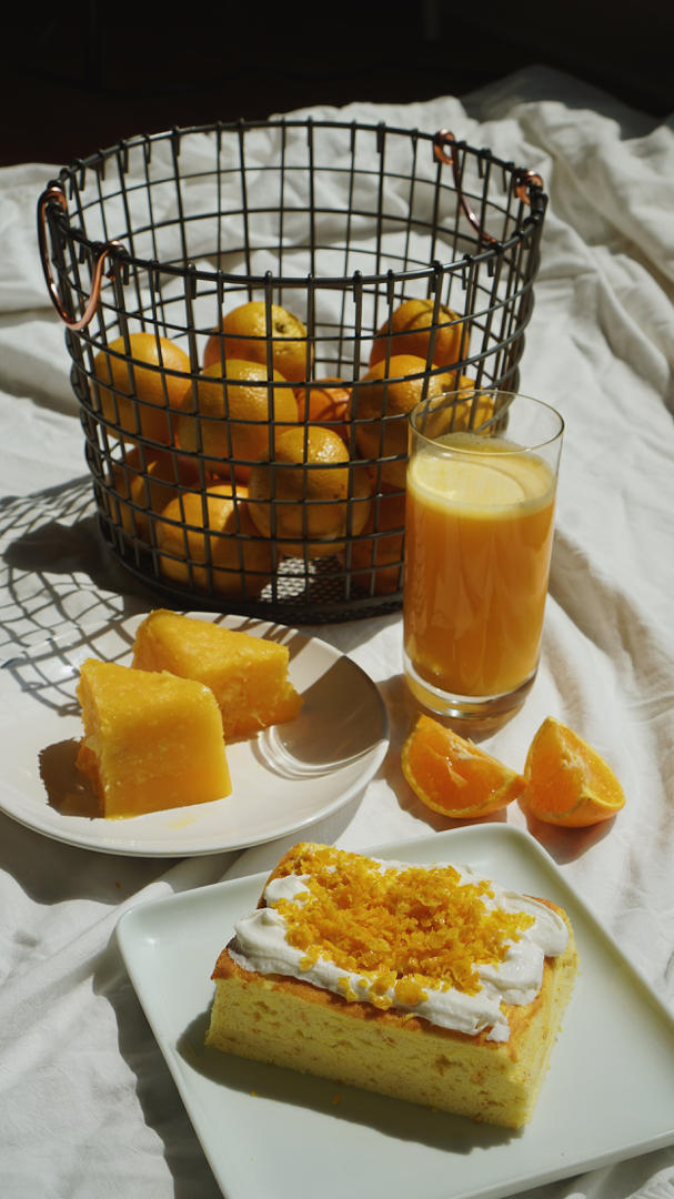 橙香戚风蛋糕