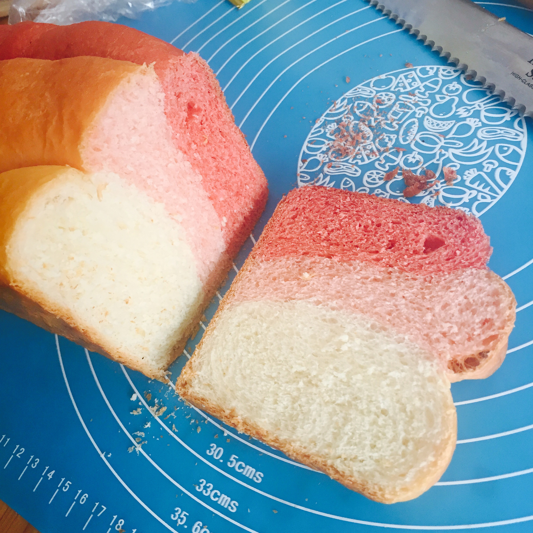 少女心的渐变吐司