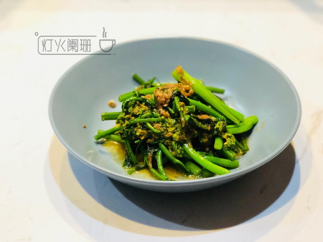 xo酱炒菜心（小美版）的做法