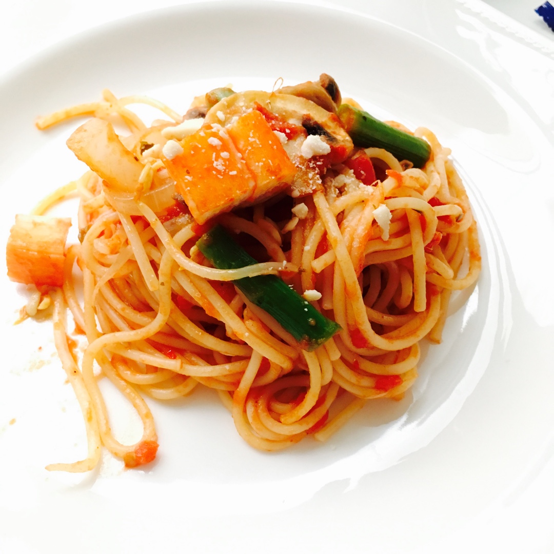 番茄肉酱意大利面