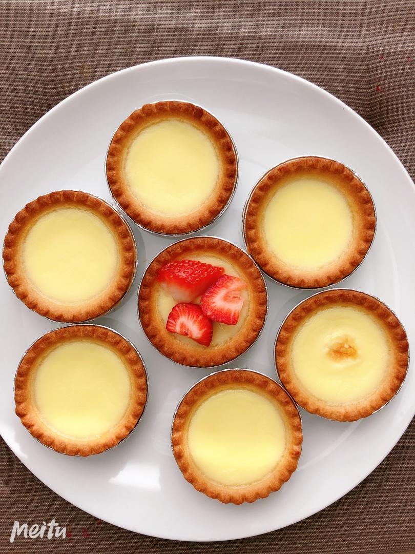 不需要奶油的烤蛋挞
