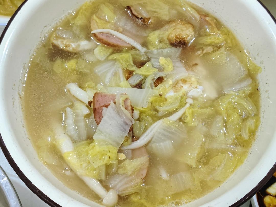 白菜三鲜汤