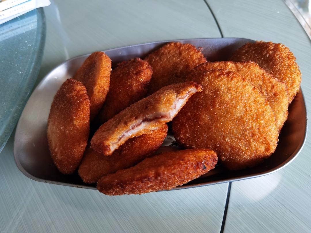 东北油炸糕（糯米粉豆沙馅儿）不翻车很简单