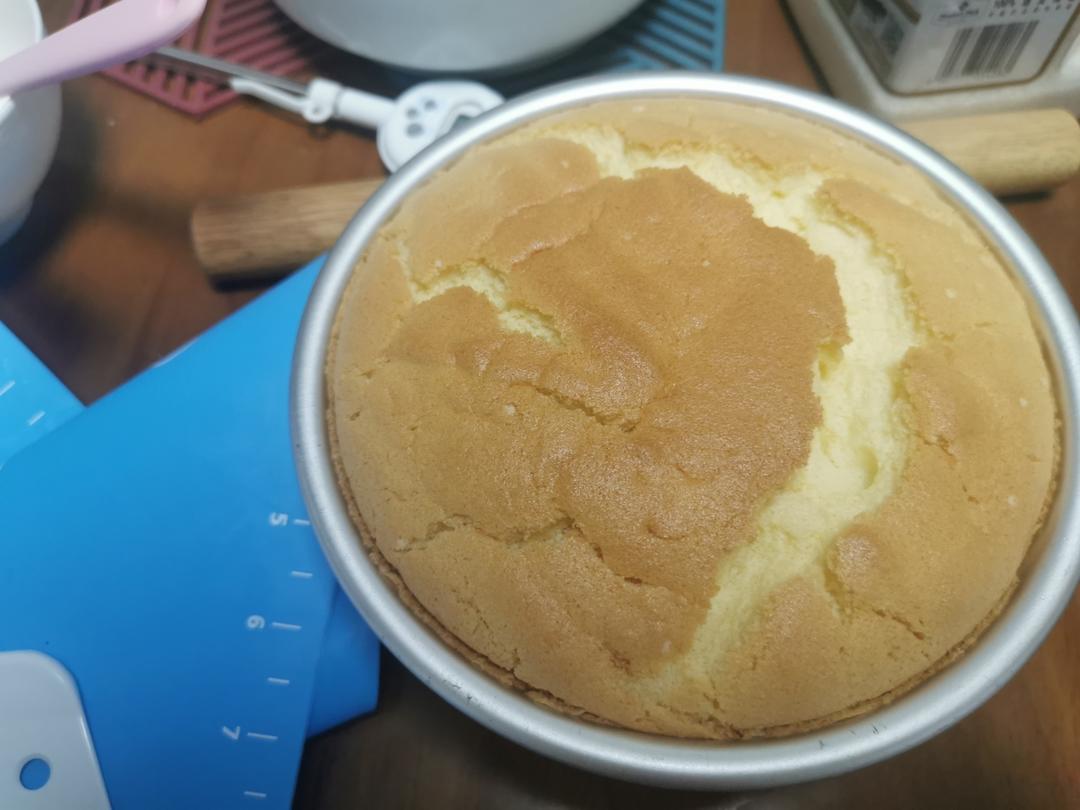 超柔软6寸戚风蛋糕(附8寸配方)零失败 超详细‼️含操作视频