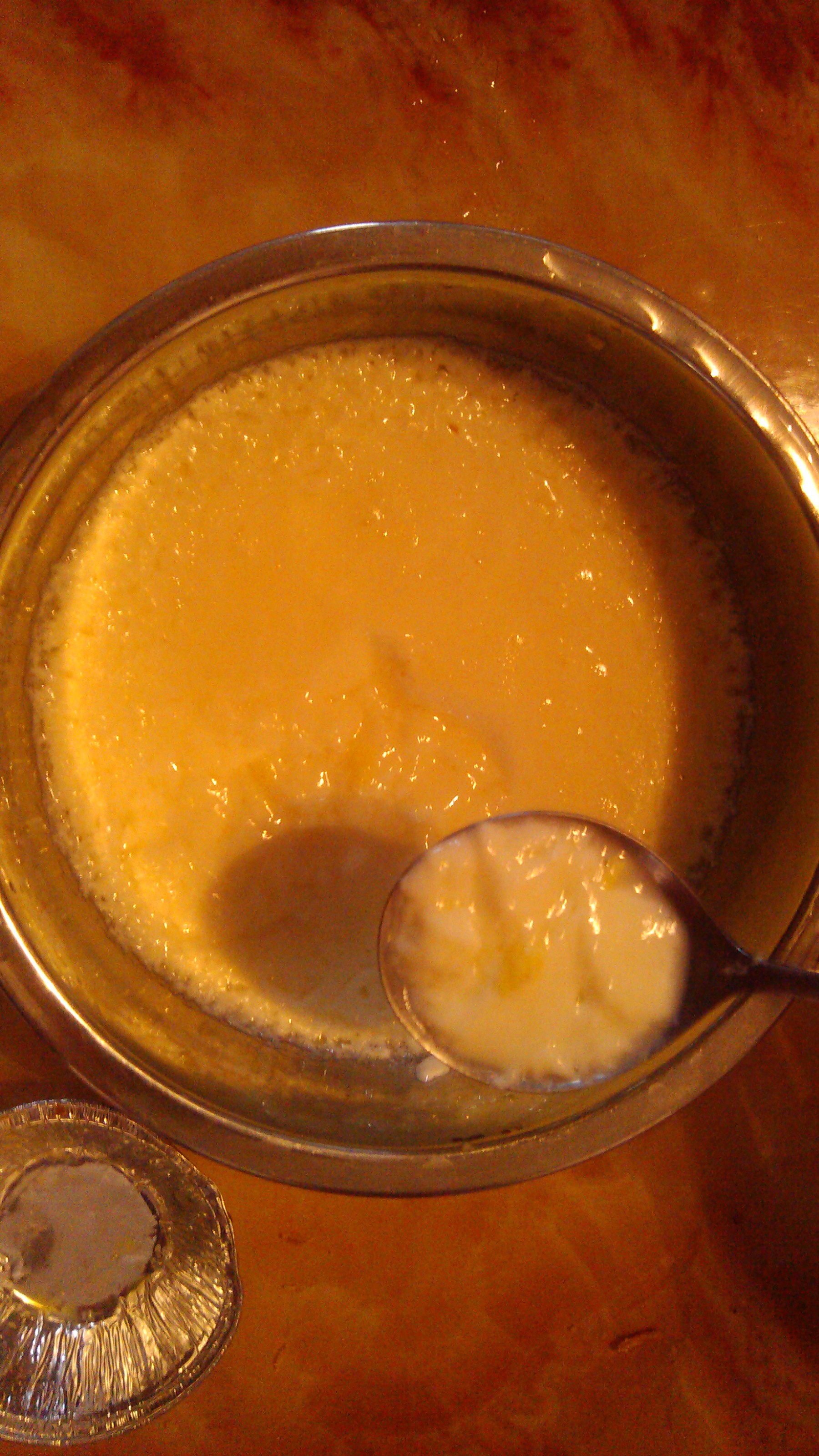 林儿妈做的蛋清炖鲜奶