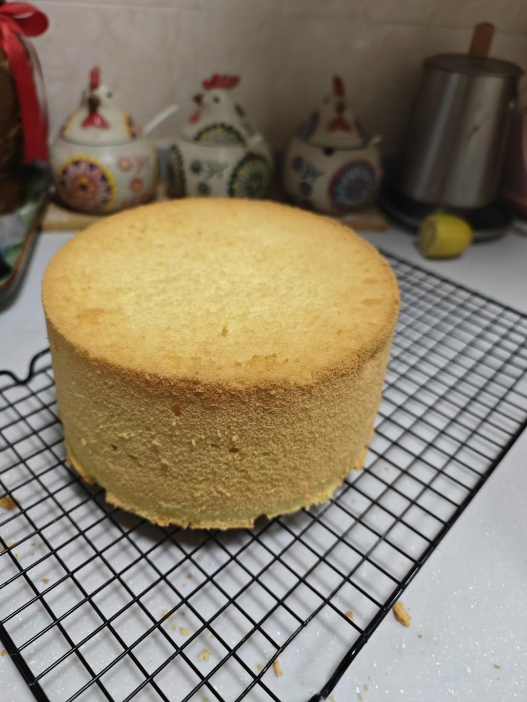 8寸戚风蛋糕（完美不开裂）