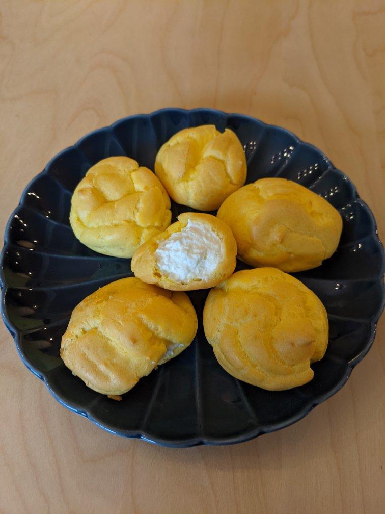 简单易成功的奶油小泡芙做法