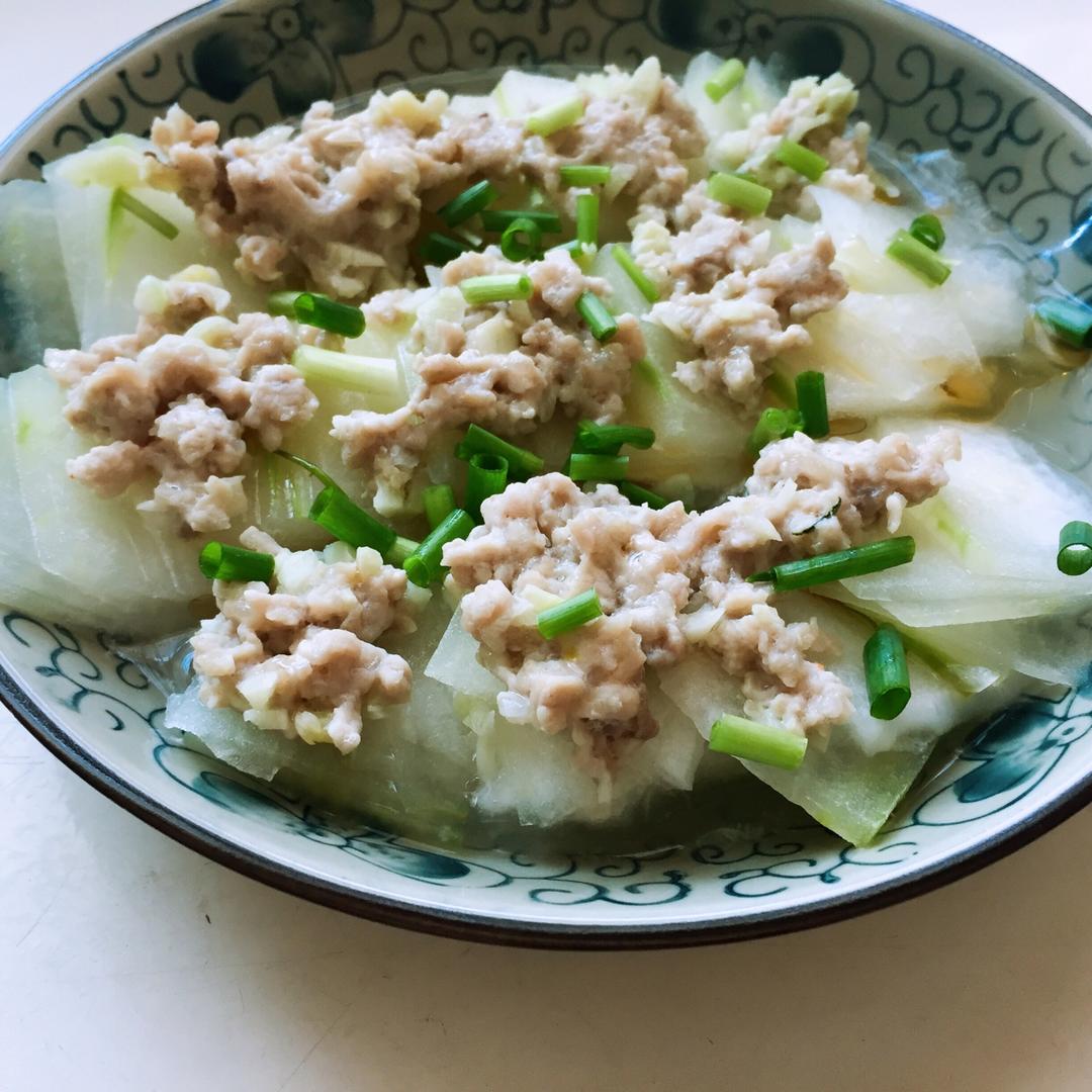 肉末蒸冬瓜