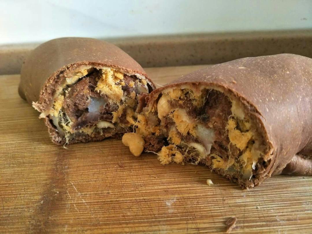 麻薯核桃夹心软欧包