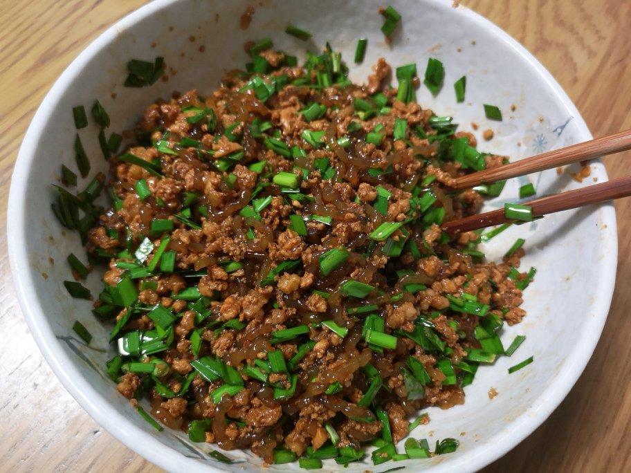 皮薄馅儿大的粉丝肉末包子（馅料做法）