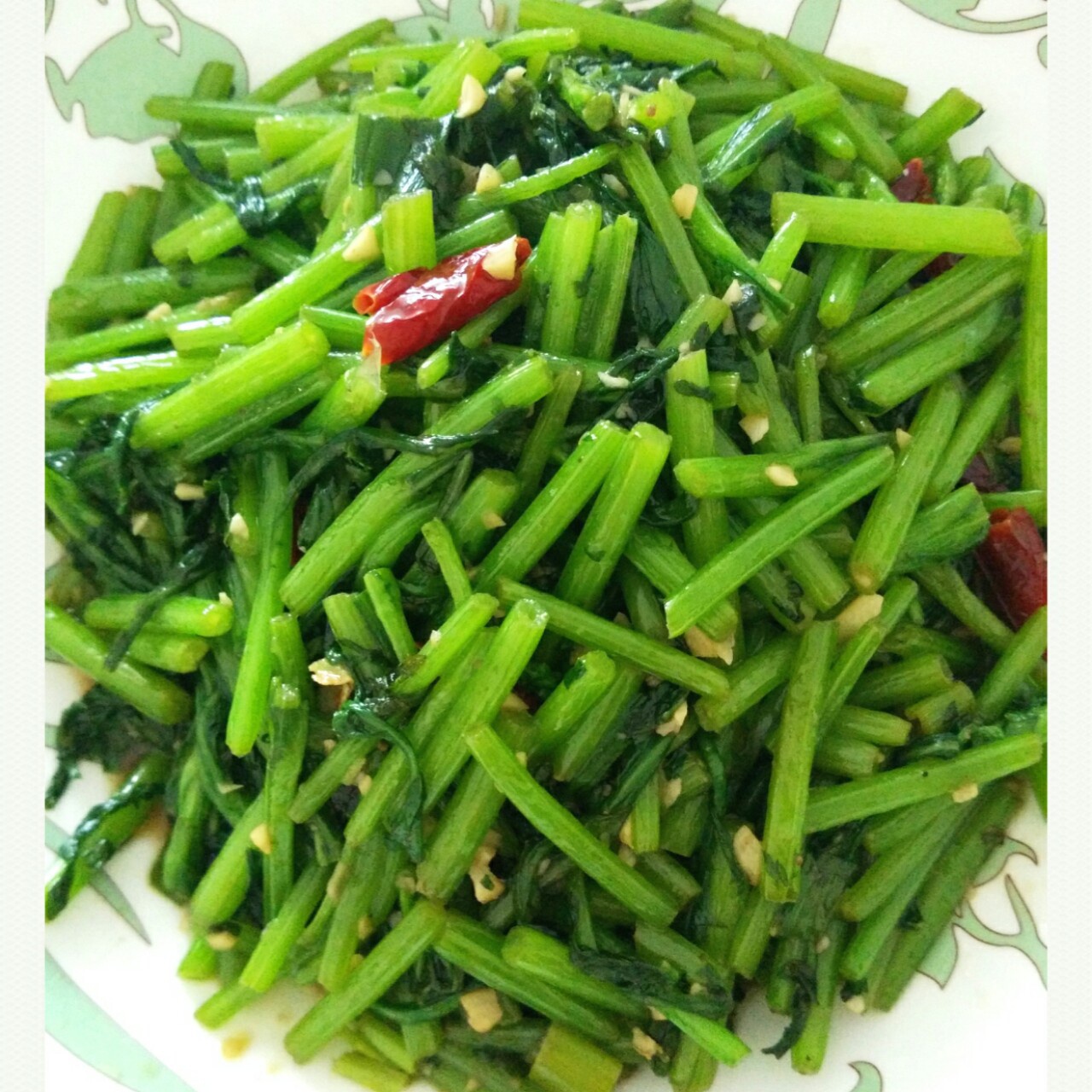 醉花凝梦做的清炒茼蒿