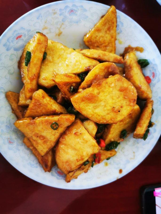 无敌好吃的香煎豆腐