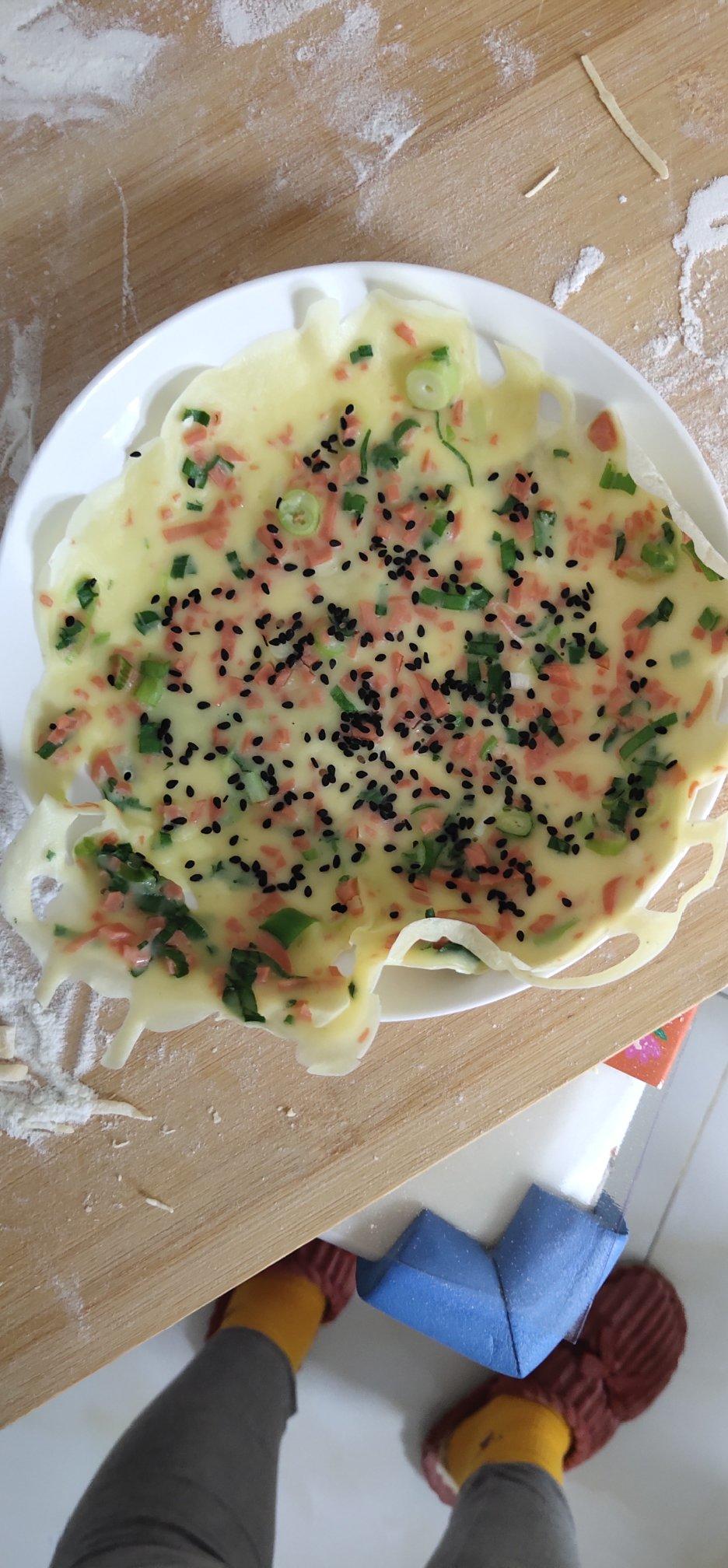 【牛奶鸡蛋早餐软饼】的做法