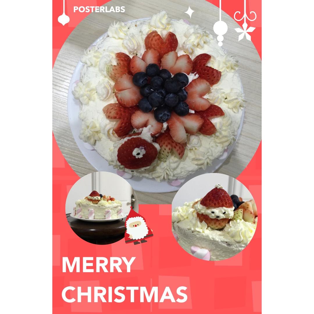 《Tinrry+》草莓奶油蛋糕（8寸配方）