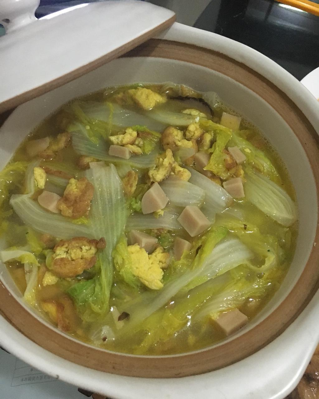 沛沛妈妈做的烂糊白菜