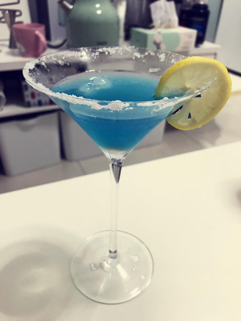 蓝色玛格丽特鸡尾酒 Blue Margarita💙