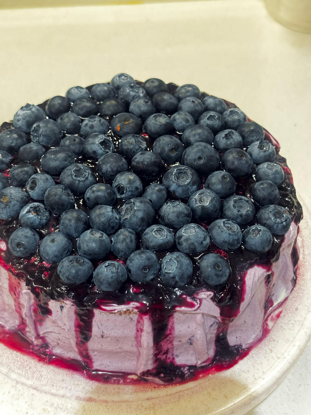 蓝莓可可蛋糕🫐