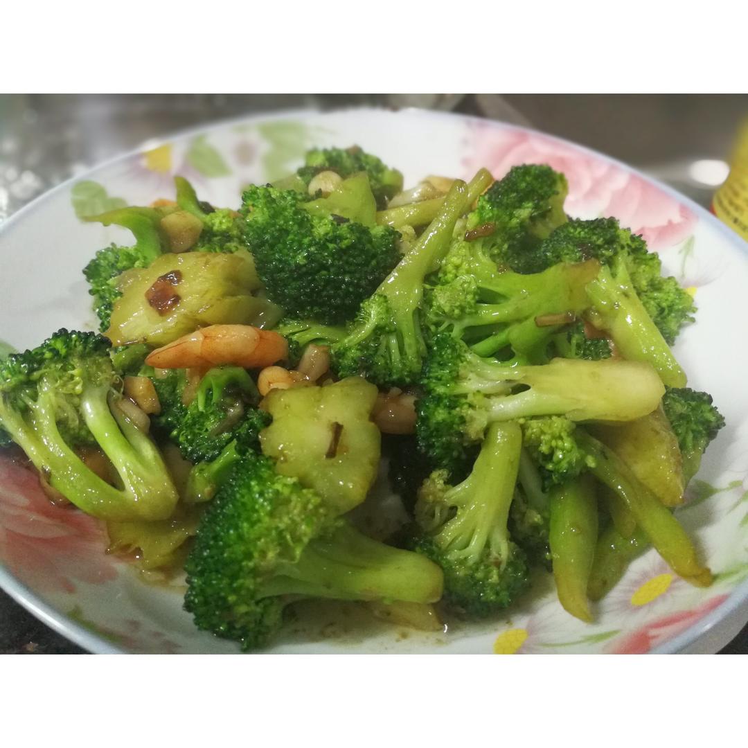 西兰花炒虾仁