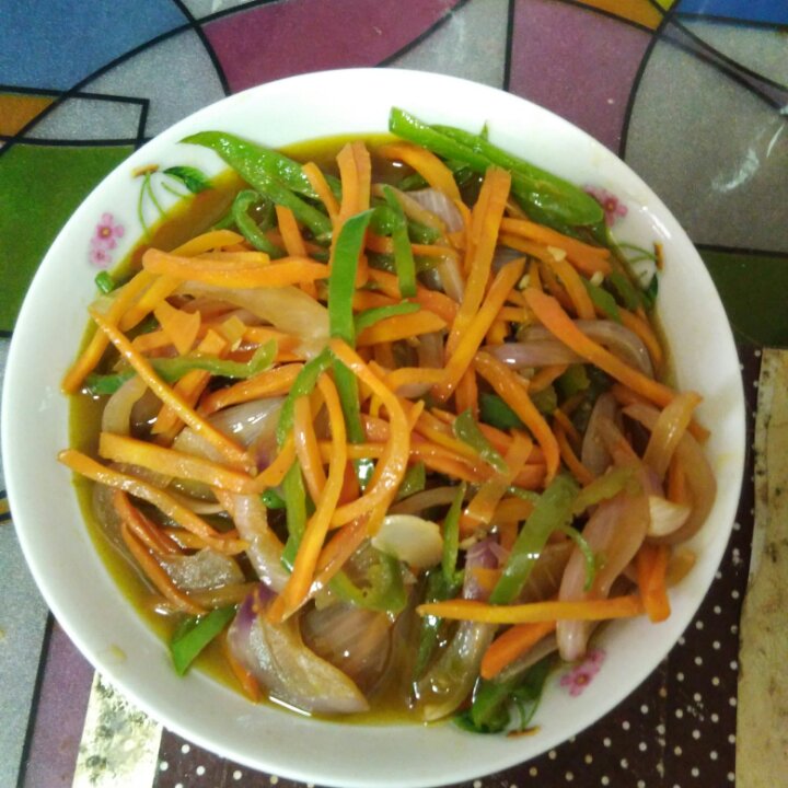 清新炒胡萝卜丝
