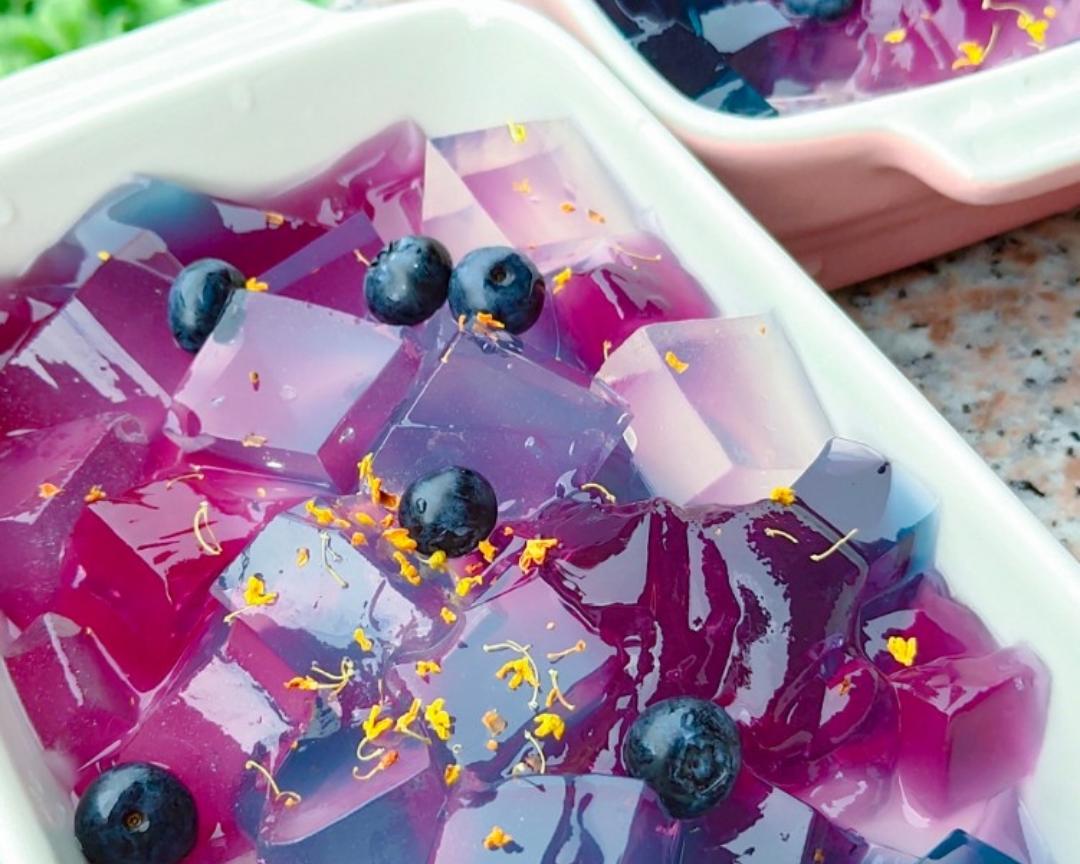 梦幻星空凉粉的做法