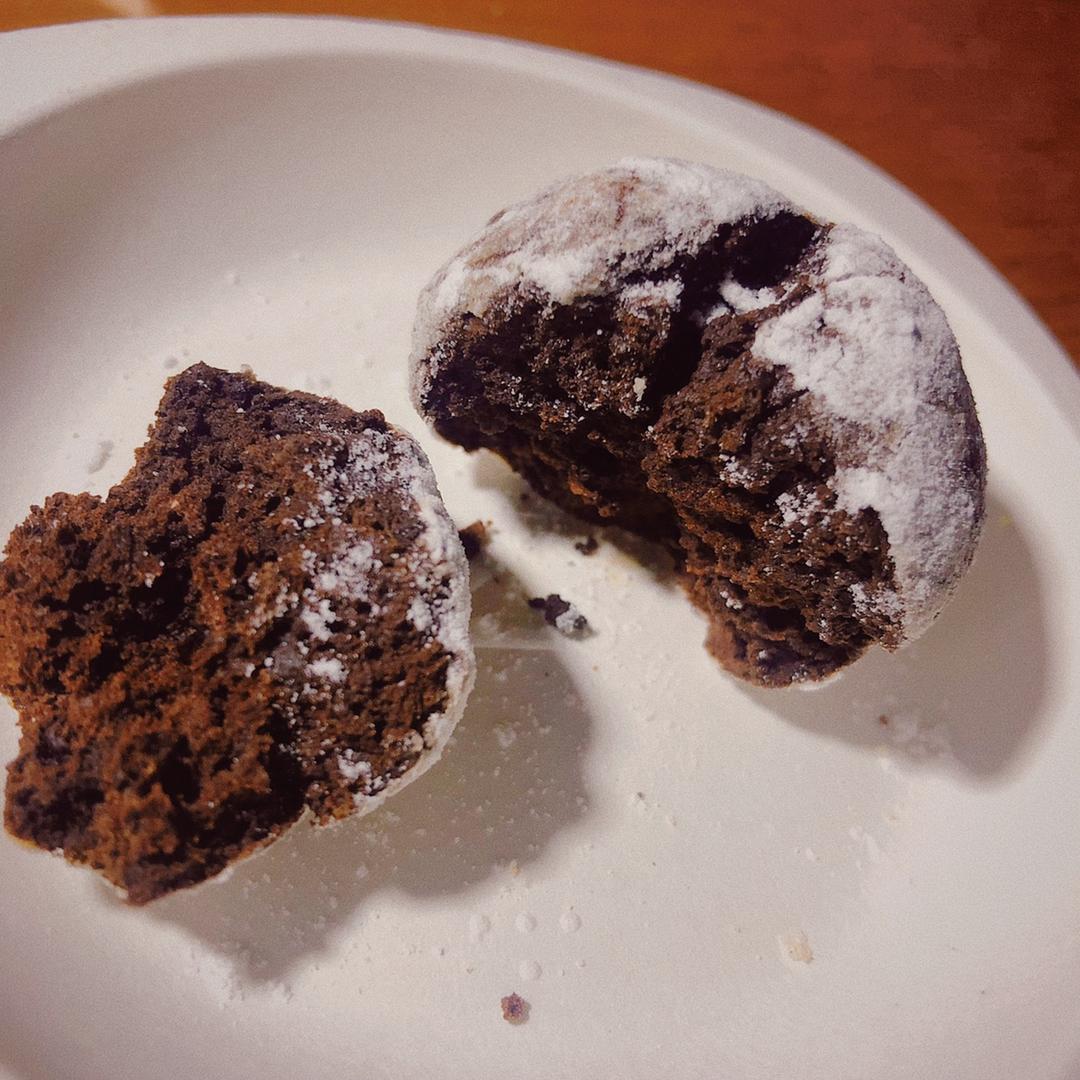 巧克力裂纹曲奇