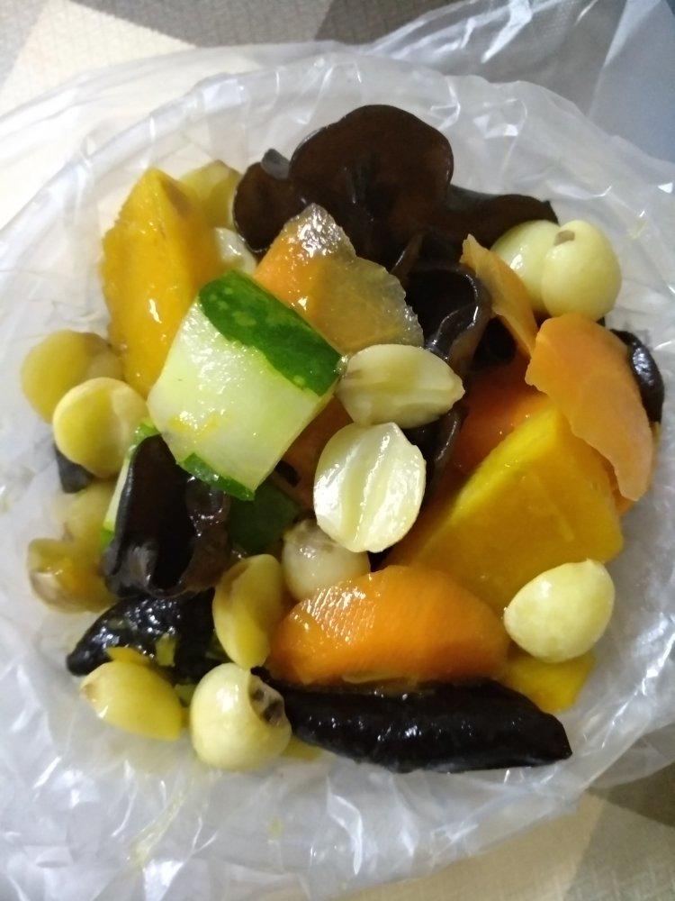 素食，清炒莲子