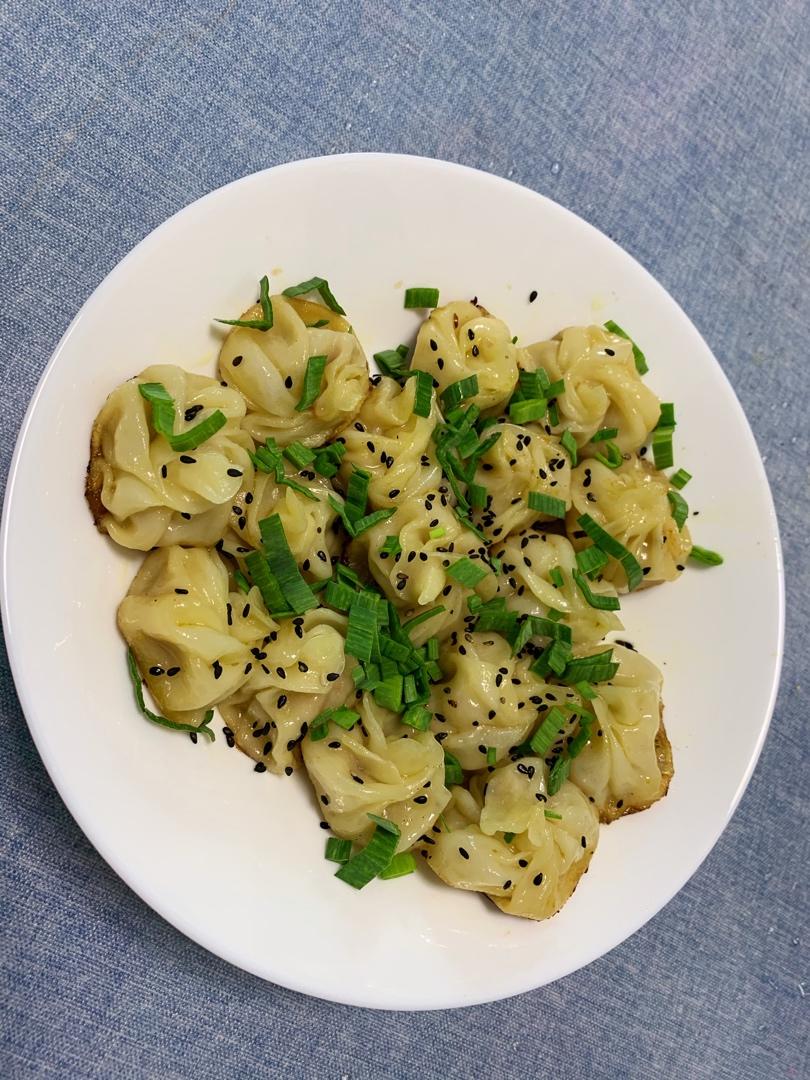 饺子皮版生煎包