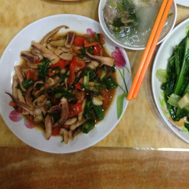香辣小炒鱿鱼干