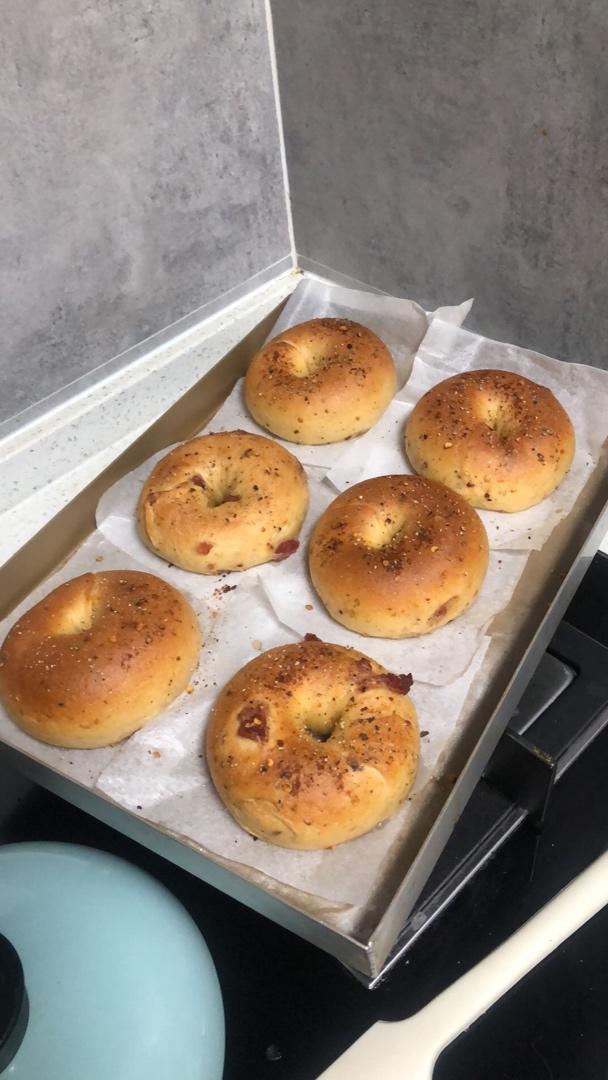 麻辣辣肠贝果🥯