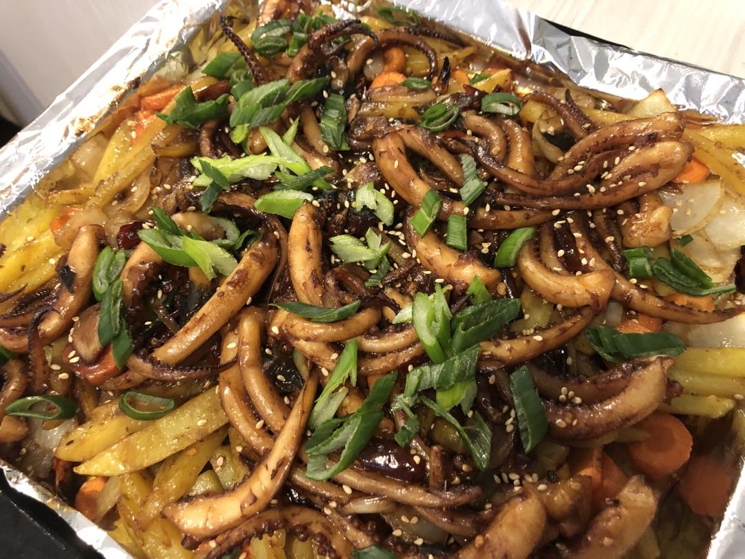 干锅酱香鱿鱼