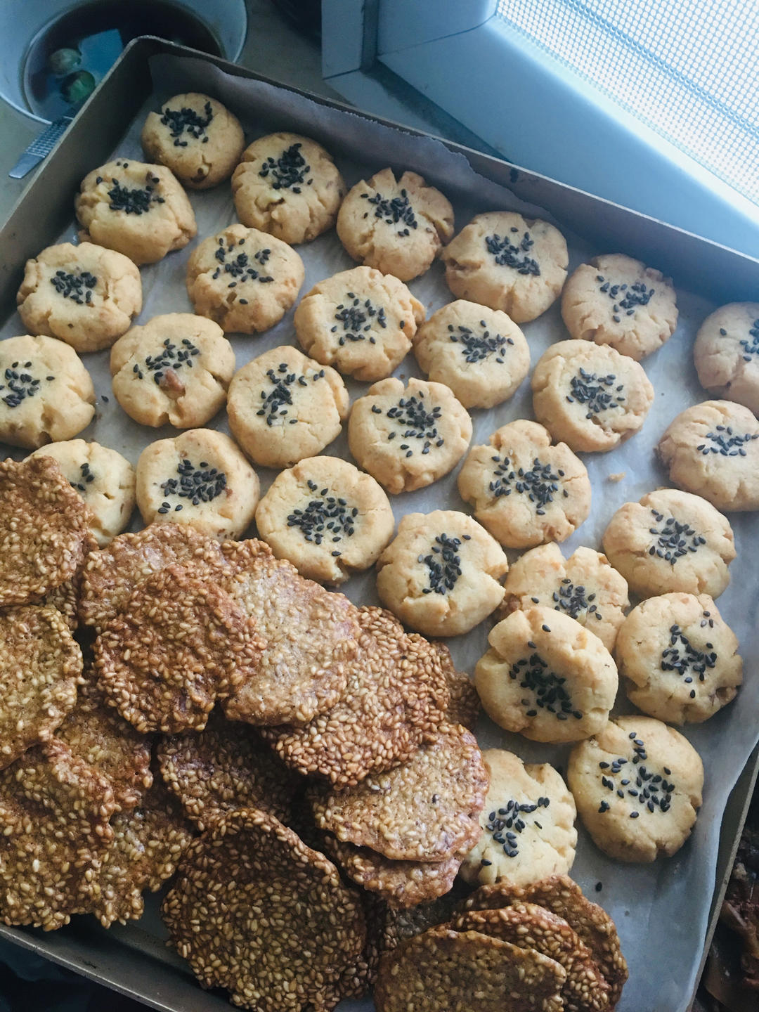 香脆芝麻薄饼✅搅一搅即可👉健康零食首选‼️小白必做🉑️