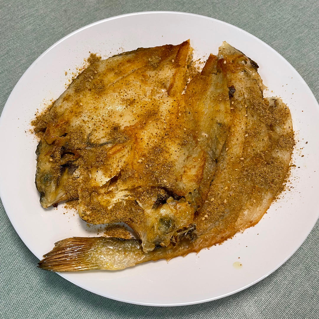 香煎鱼骨，鱼排