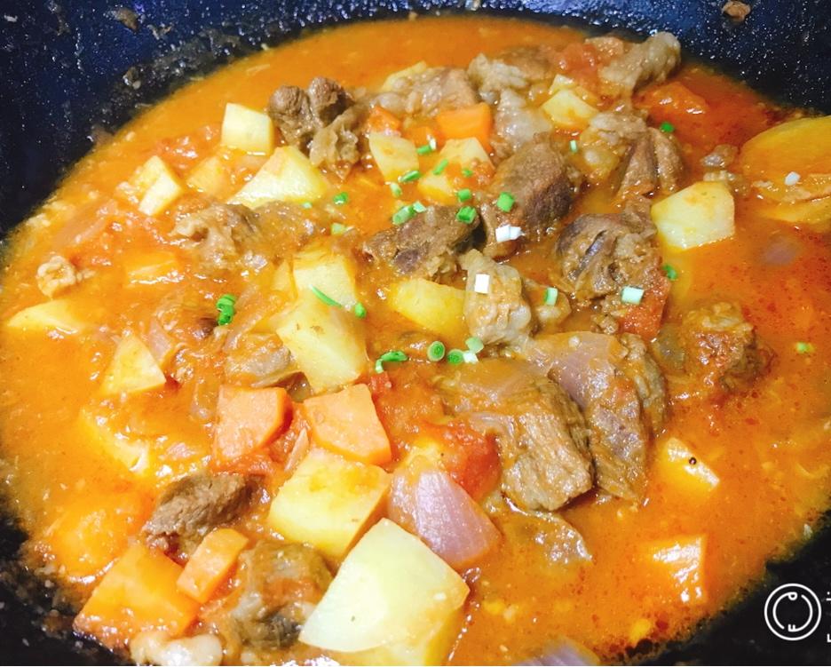 土豆炖牛肉