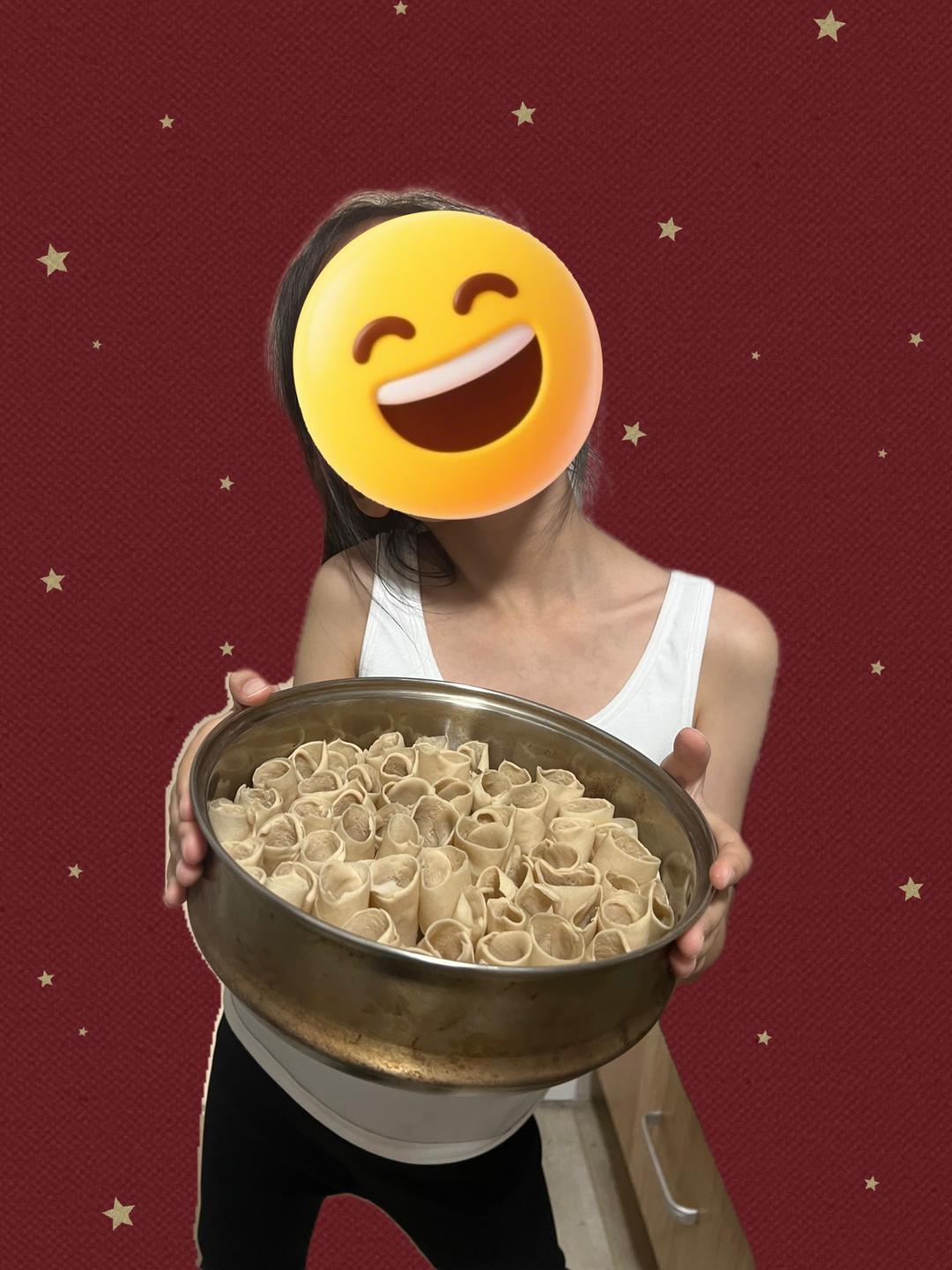 莜面栲栳栳（小朋友制作）