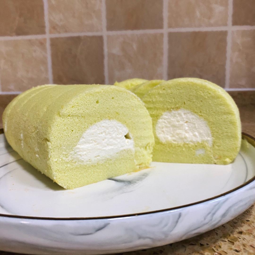 斑斓椰浆蛋糕卷
