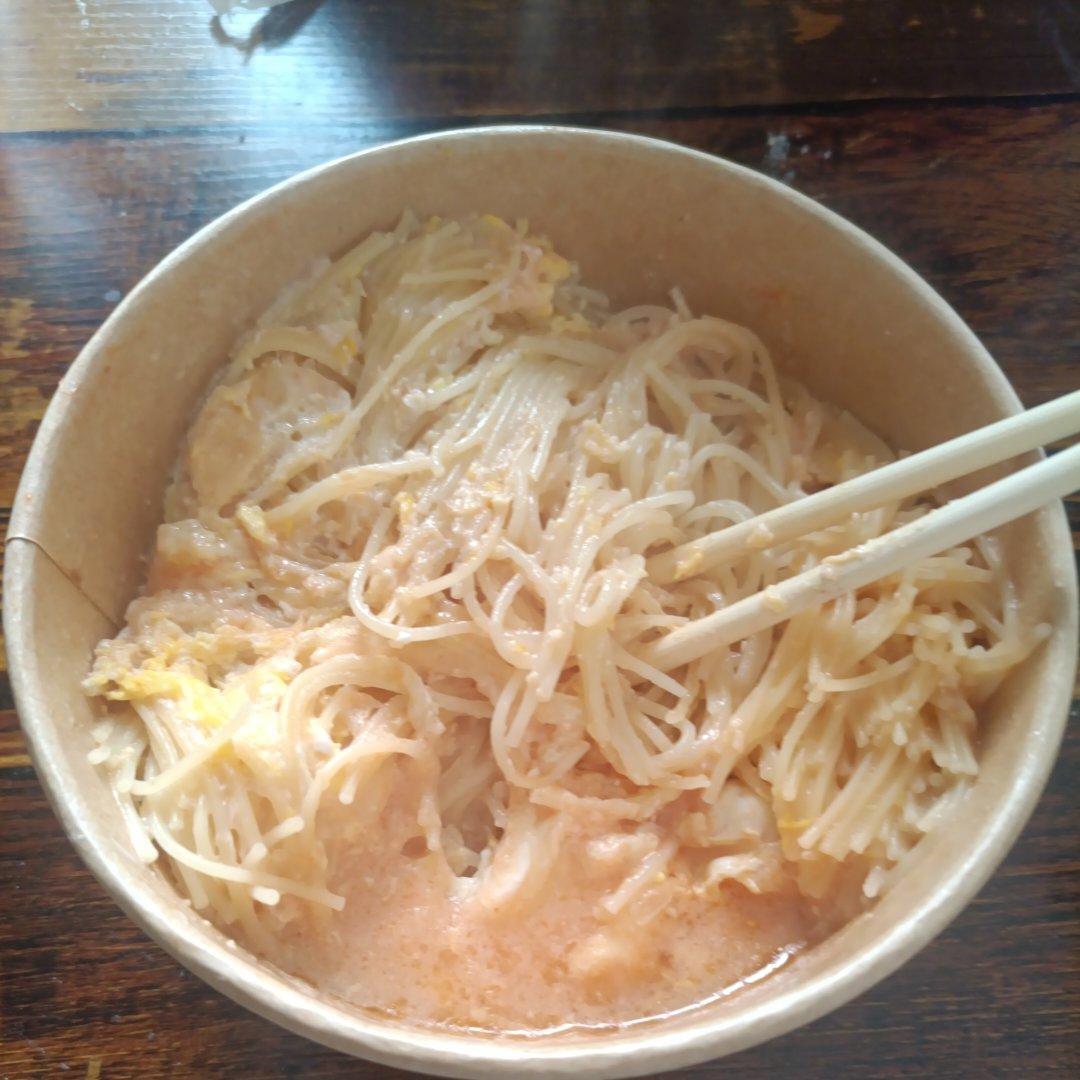 快手番茄鸡蛋微波炉意面 超简单