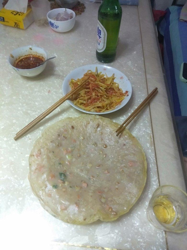 早餐鸡蛋煎饼