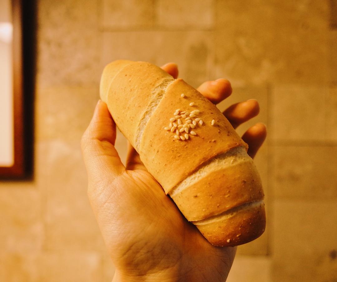 脆皮盐面包｜法国老面